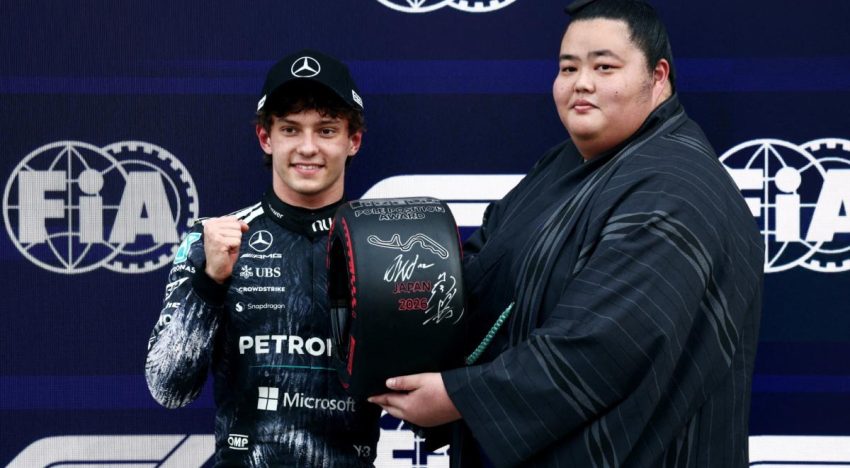 Antonelli, de escudería Mercedes, logra su segunda pole consecutiva de Fórmula 1 en Japón