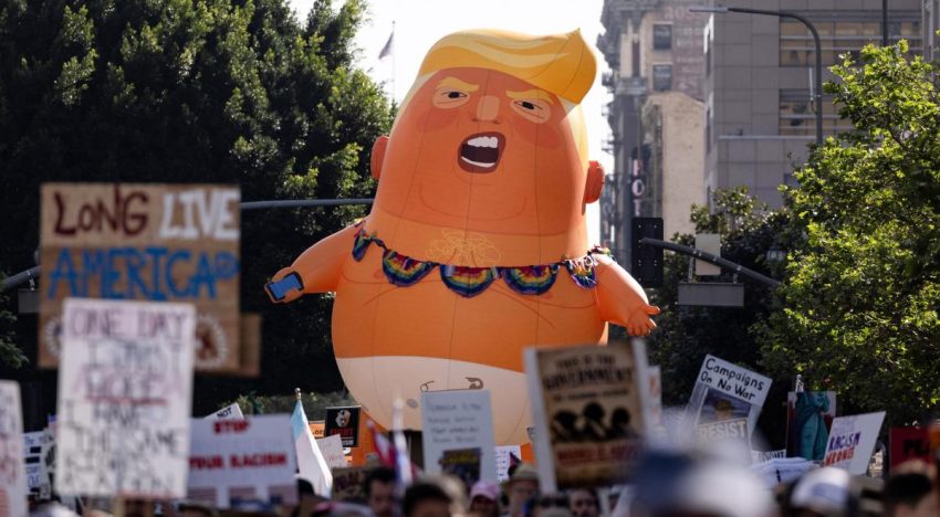 Manifestaciones anti-Trump recorren Estados Unidos y traspasan fronteras