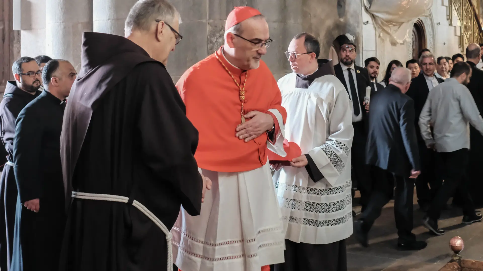 La Policía de Israel impide entrar al jefe de la Iglesia Católica en Jerusalén a la misa de Domingo de Ramos: «Sin precedentes»