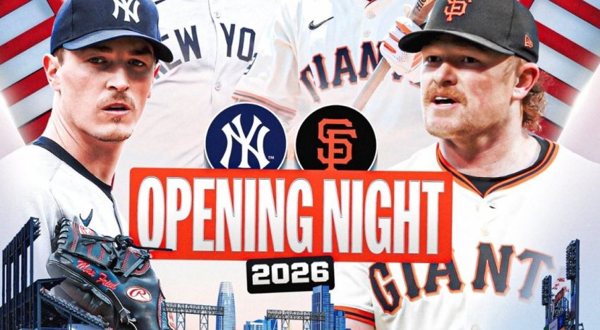 San Francisco Giants vs New York Yankees por el Opening Night de la MLB 2026: a qué hora es, dónde ver EN VIVO, lineups y todo sobre el partido