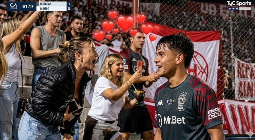 Morena Beltrán, grito furioso y desahogo tras el gol de Blondel que le dio la victoria a Huracán en Copa Argentina