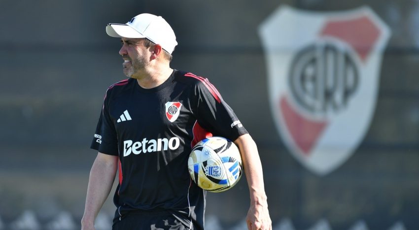 Los objetivos de Coudet en el «mini retiro» de River: fijar conceptos, recuperar jugadores, ampliar la base y mejorar el nivel de juego