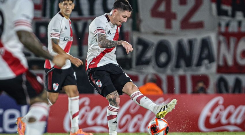 Aníbal Moreno, el primer «recuperado» por Coudet en River: ante Sarmiento tuvo una actuación para volver a ponerse en el radar de Scaloni