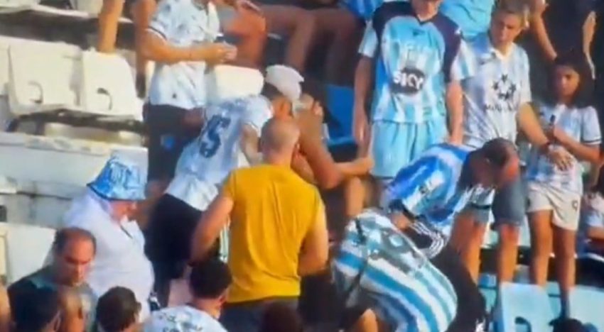 Prohíben el ingreso a los estadios a un barra de Racing por una violenta agresión en el Cilindro
