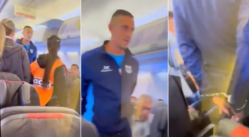 Un jugador de Gimnasia de Jujuy gritó «bomba» antes del despegue, provocó un caos en el avión y lo bajaron detenido