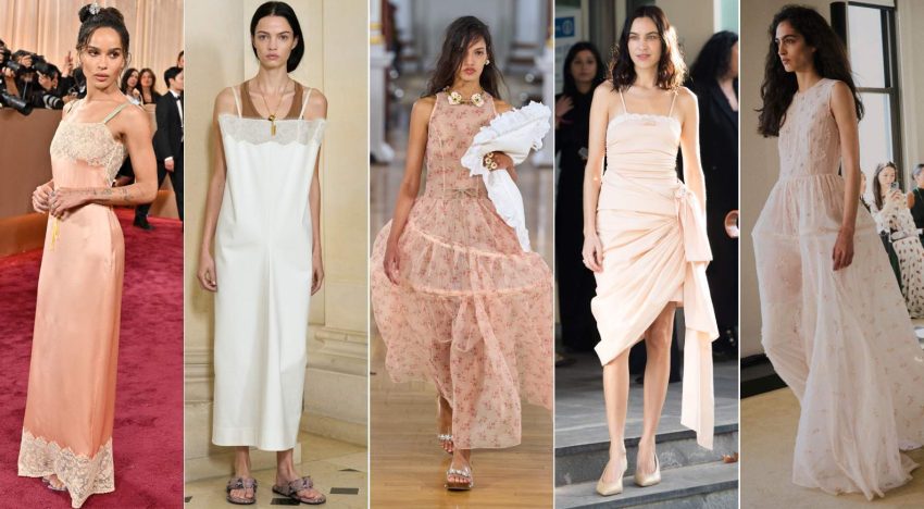 Mitad camisón, mitad caftán, radiografía del vestido más tendencia de la primavera 2026 que funciona tanto de día como de noche con los accesorios adecuados