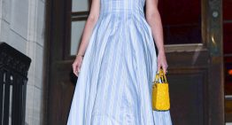 Deja de buscar, Taylor Swift ya ha encontrado el vestido definitivo del verano con la silueta más favorecedora, para llevar ahora con alpargatas, después con sandalias y siempre con labios rojos