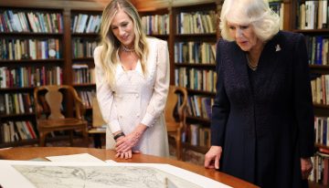 Todo el mundo habla del vestido años 80 de Sarah Jessica Parker en su cita con la reina Camila pero lo que nunca vas a olvidar son sus llamativos zapatos en forma de jaula