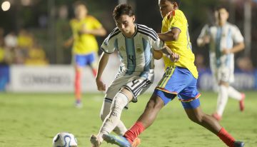 Golpazo para la Selección Sub 17 de Placente: tres expulsados y goleada de Colombia que se quedó con el Sudamericano