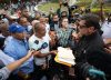 Trabajadores entregaron petición a Embajada de EEUU para mediar por mejores salarios (Fotos y Video)