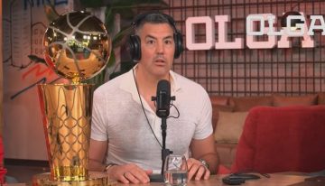 Luis Scola estaba dando una nota en OLGA cuando una camioneta perdió el control y casi choca con el estudio: la reacción del ex NBA