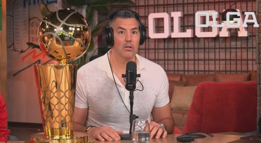 Luis Scola estaba dando una nota en OLGA cuando una camioneta perdió el control y casi choca con el estudio: la reacción del ex NBA