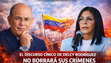 Omar González: Delcy Rodríguez intenta lavarse las manos mientras el país se derrumba