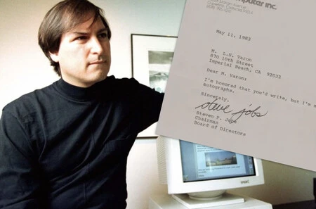 Autografo De Steve Jobs