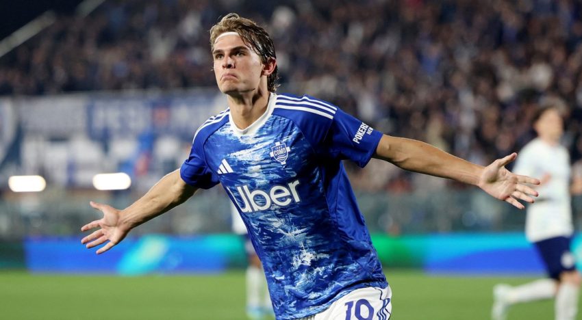 Nico Paz, el mago argentino del Como: otro golazo a puro talento que no alcanzó vs Inter, que hizo una remontada épica sin Lautaro Martínez