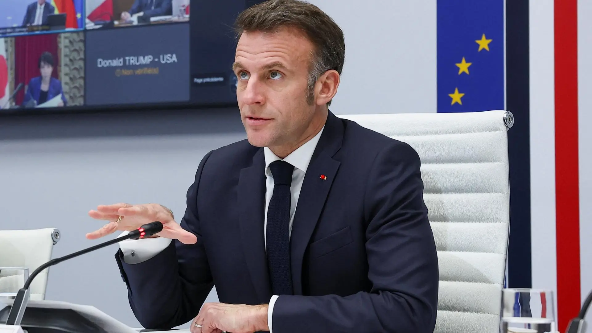 Macron responde a las burlas de Trump sobre él y su mujer: «No debería hablar todos los días»
