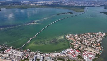 Puente Nichupté de Cancún se inaugurará a inicios de mayo: Sheinbaum