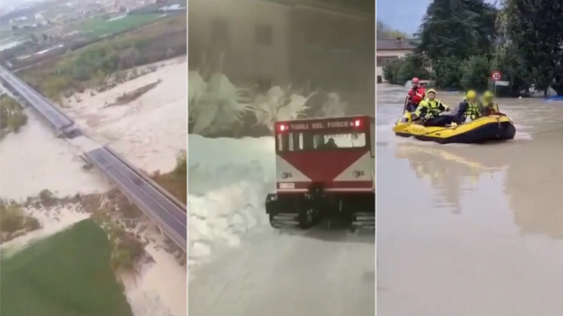 Pueblos aislados, puentes derrumbados, evacuaciones y fuertes nevadas por el temporal que azota a Italia