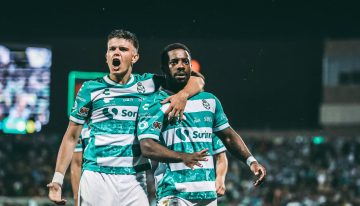 Santos rescata empate ante América tras jugar con 10 hombres en la Jornada 13