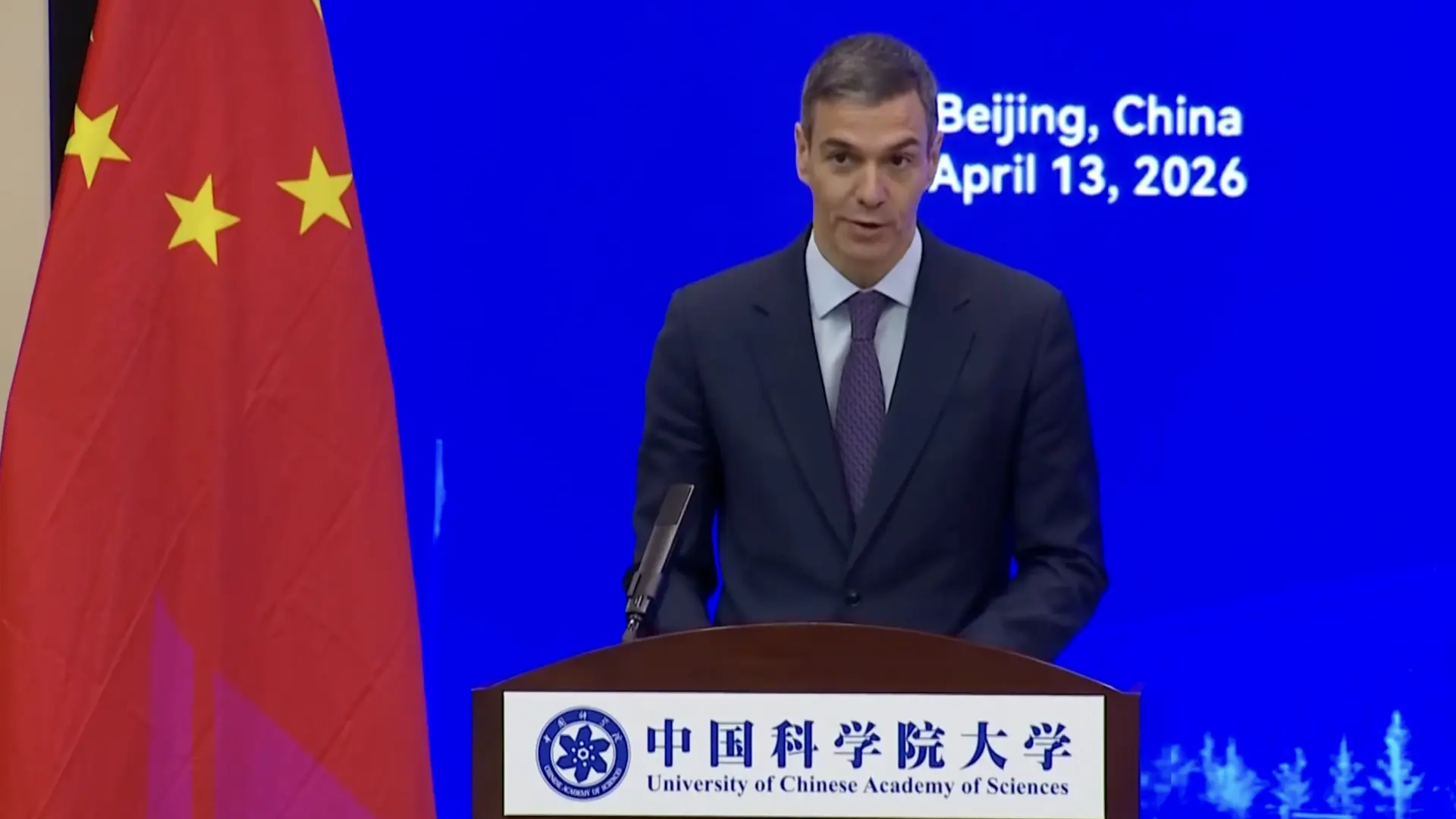 Sánchez pide a China una mayor implicación para que cesen la guerras como la de Irán