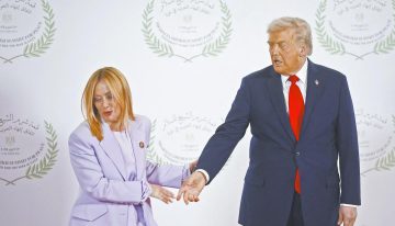 Trump también rompe con Giorgia Meloni
