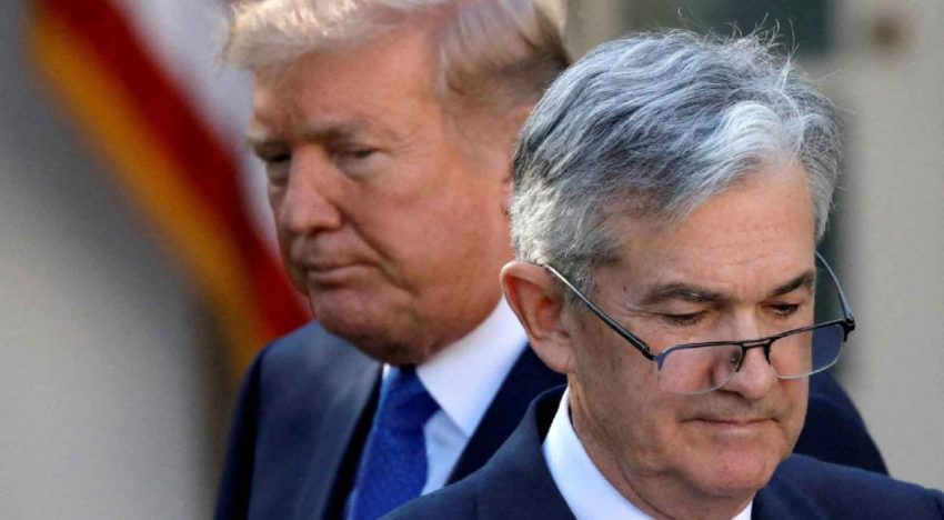 Trump amenaza con despedir a Powell