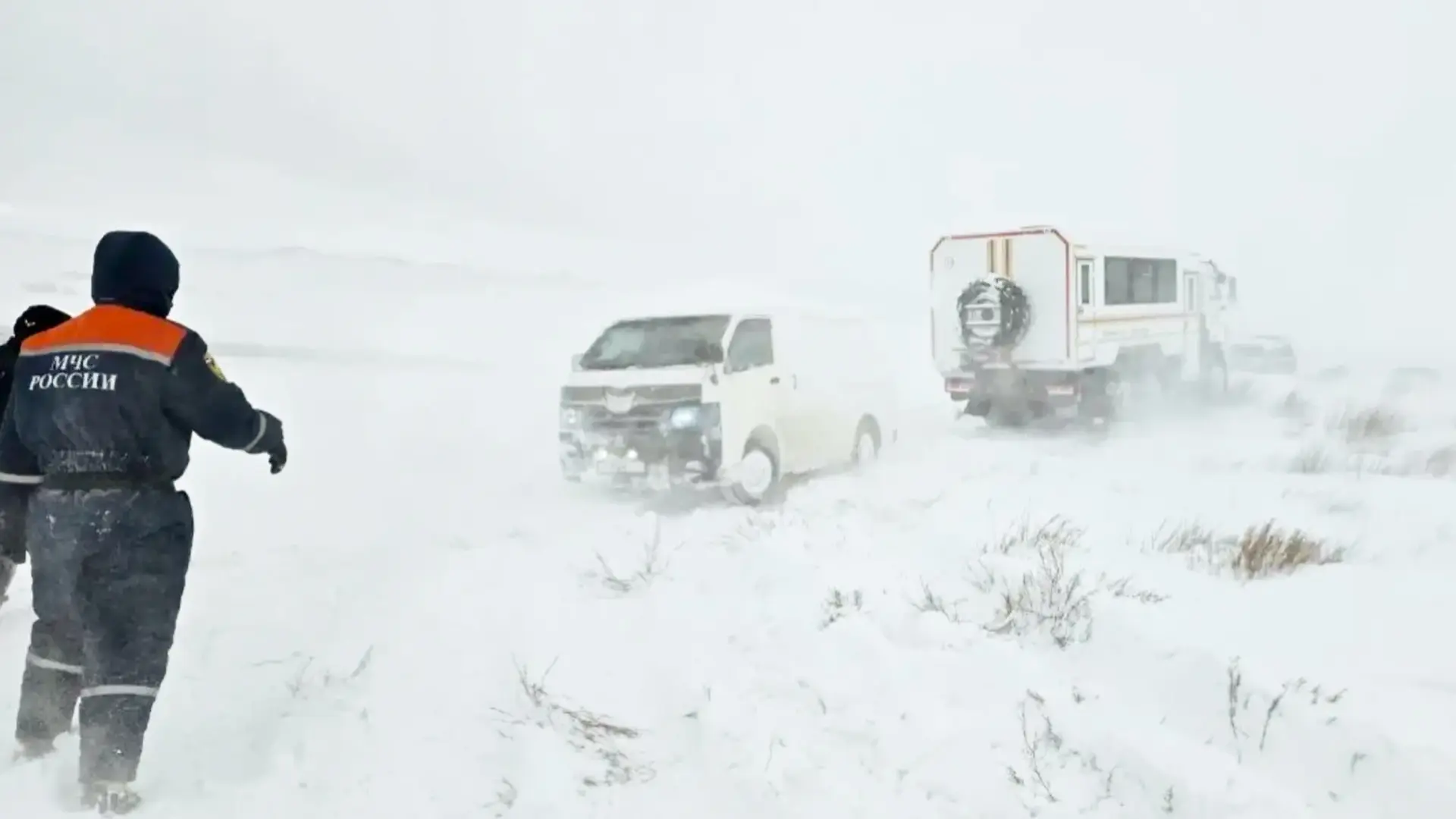 Al menos un menor muerto y 31 hospitalizados por el temporal de nieve y viento en Rusia