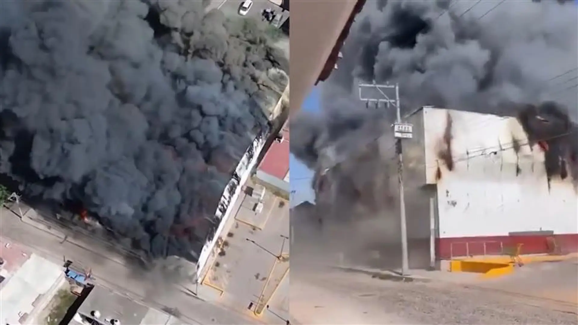 La brutal respuesta del narco a la detención del capo El Jardinero en México: incendios en edificios, bloqueos de carreteras…