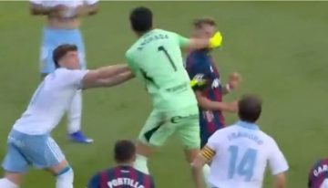 El descargo de Andrada después de la piña que le pegó al capitán de Huesca: por qué reaccionó de esa manera tan desmedida