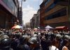 VIDEO: nutrida marcha de trabajadores quebró otro piquete policial en la Plaza El Venezolano
