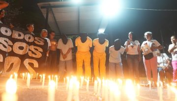 En imágenes: así transcurrió la vigilia especial en solidaridad con los presos políticos de El Rodeo