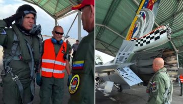 Fanb voló por primera vez un caza F-16 desde la captura de Nicolás Maduro (VIDEO)