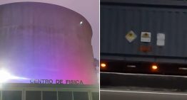 VIDEO: gandolas trasladan material nuclear de madrugada por la Autopista Regional del Centro