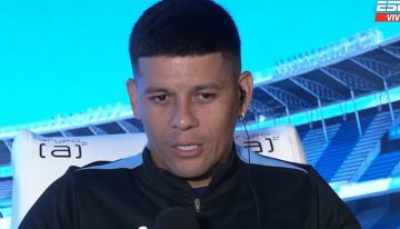 Marcos Rojo habló tras la expulsión con River y le pidió perdón a Racing pero se quejó: «Cuando me equivoco yo, todos piden mi cabeza»