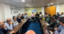 Plataforma Unitaria se reunió con el CNP y Sntp para presentar hoja de ruta de la transición