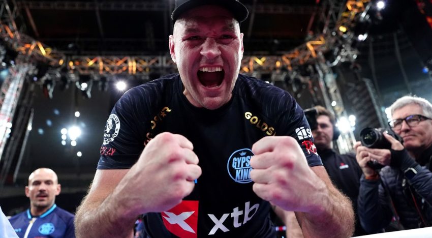 Tyson Fury vs Makhmudov: el Gitano le ganó al ruso por Netflix pero lo mejor fue verlo desafiar a Anthony Joshua, en primera fila