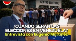 Eugenio Martínez: Anunciar un cronograma electoral ayudaría a reducir la incertidumbre política y económica (VIDEO)
