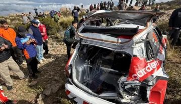 Tragedia en el Rally Sudamericano: murió un espectador tras el despiste de un auto en Mina Clavero