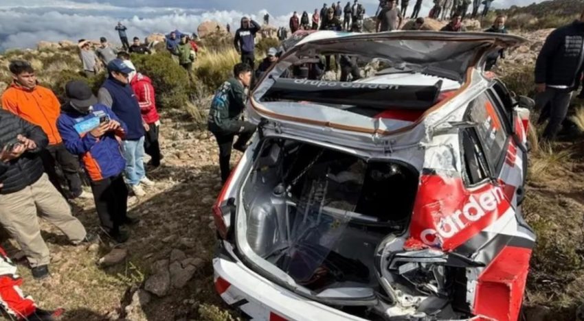 Tragedia en el Rally Sudamericano: murió un espectador tras el despiste de un auto en Mina Clavero