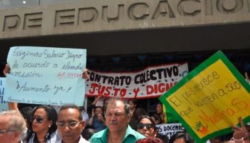 Maestros harán asambleas en toda Venezuela el #22Abr para exigir salario justo y digno