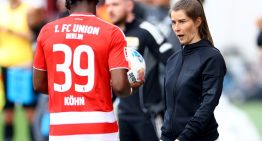 Marie-Louise Eta hizo historia en Europa: debutó en Union Berlín y es la primera DT mujer en las cinco grandes ligas, aunque no pudo festejar