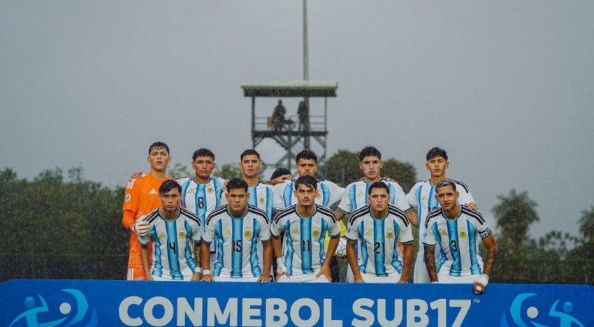 La Selección Argentina Sub 17 clasificó al Mundial de Qatar: el gol que le dio el pasaje por el empate vs Bolivia bajo un diluvio