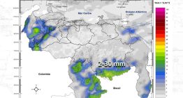Inameh prevé lluvias y descargas eléctricas en algunas regiones de Venezuela este #2Abr