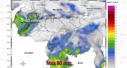 Inameh alerta lluvias con descargas eléctricas en varias regiones de Venezuela este #18Abr