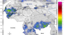 Inameh prevé lluvias intensas en algunas zonas de Venezuela este #20Abr