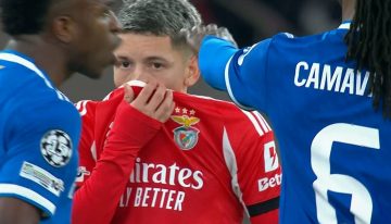 Fuerte sanción a Gianluca Prestianni tras el escándalo con Vinicius: la UEFA le dio seis partidos por insultos homofóbicos