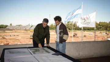 Franco Colapinto, junto a Jorge Macri, visitó el avance de las obras en el autódromo de Buenos Aires: «Se sorprendió»