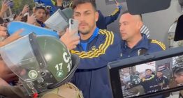 Boca tiene el apoyo de sus hinchas en Santiago y se reforzó la seguridad para evitar episodios de violencia, aunque ya se registró un robo cerca del hotel