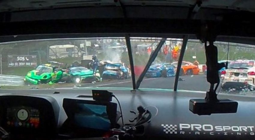 Tragedia en Nürburgring: murió el piloto Juha Miettinen tras un brutal choque múltiple que involucró siete autos