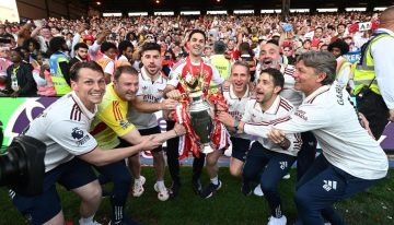 Germán Castaños, el otro argentino detrás del cuerpo técnico del Arsenal de Arteta y Heinze que sueña con la Champions League